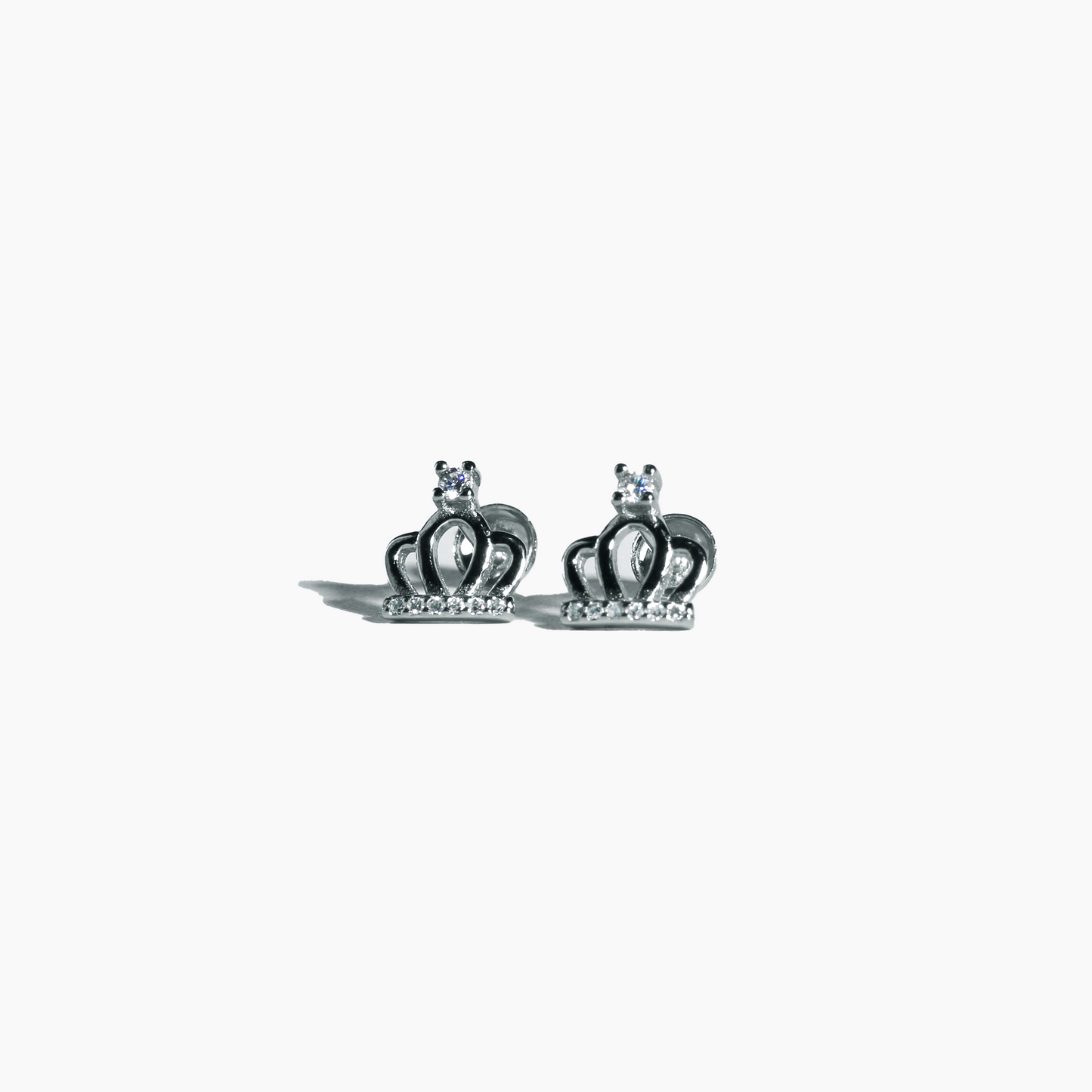 Queens crown 925 Sterling Silver Studs