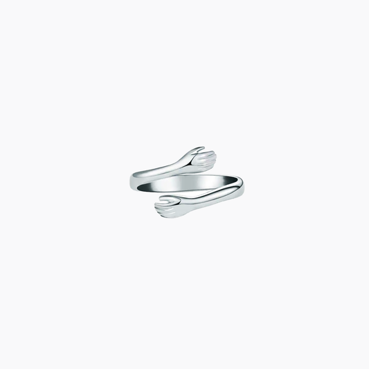 Cuddle 925 Sterling silver Ring (Hug Ring)